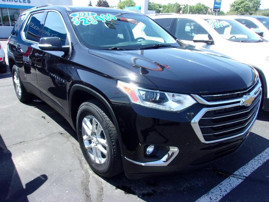 used 2021 Chevrolet Traverse car, priced at $25,980