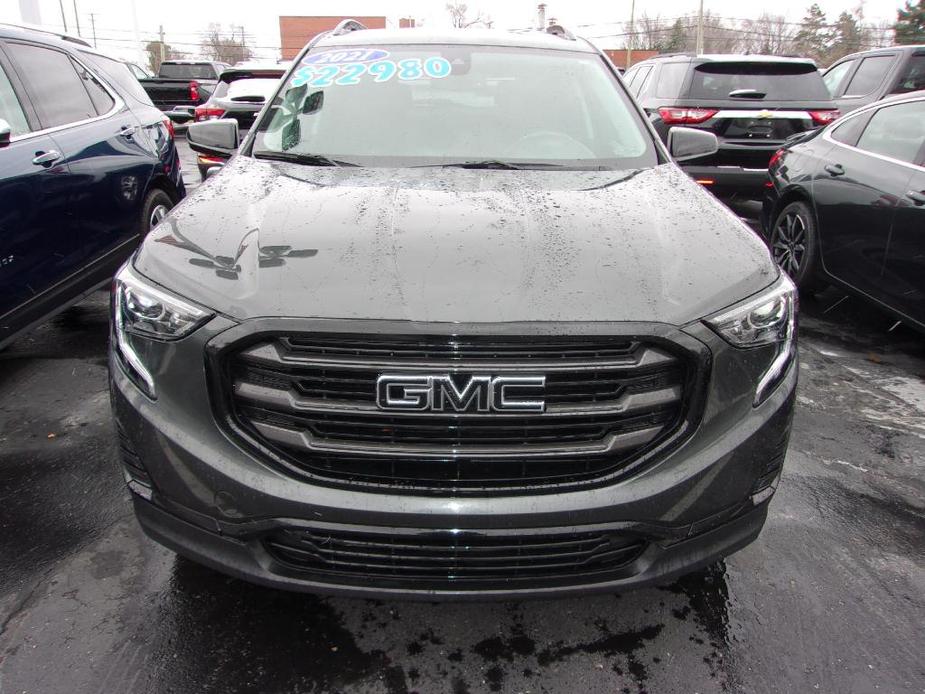 used 2021 GMC Terrain car, priced at $21,980