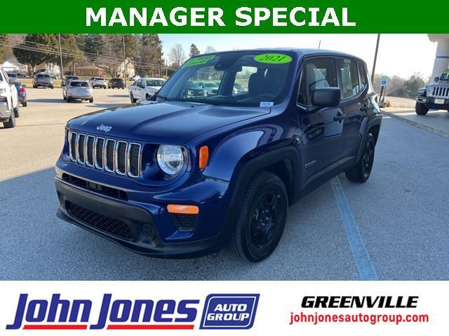 used 2021 Jeep Renegade car, priced at $13,995