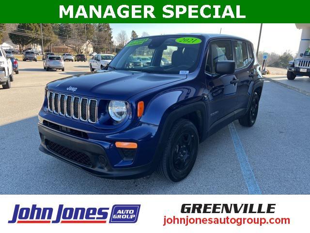 used 2021 Jeep Renegade car, priced at $14,425