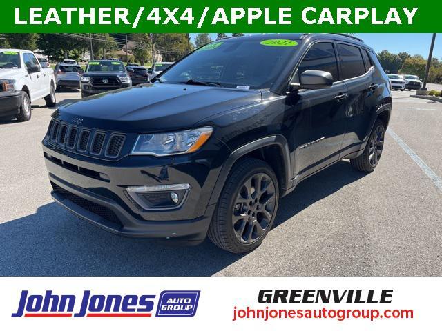 used 2021 Jeep Compass car, priced at $18,261