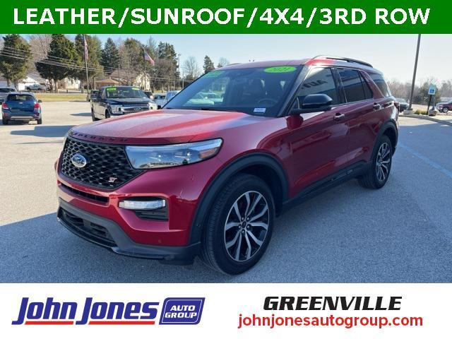 used 2021 Ford Explorer car, priced at $30,895