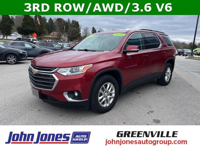 used 2020 Chevrolet Traverse car, priced at $18,995