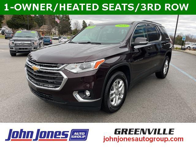 used 2021 Chevrolet Traverse car, priced at $21,995