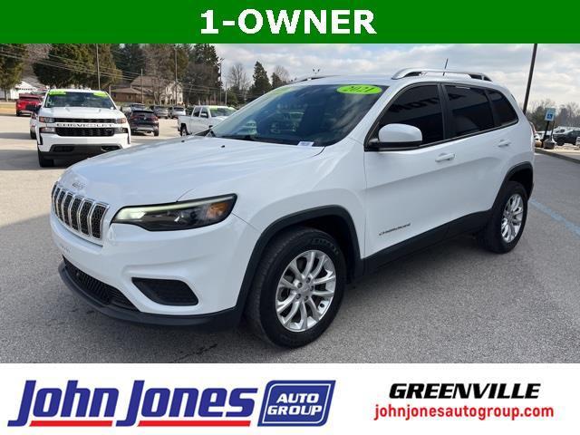 used 2021 Jeep Cherokee car, priced at $15,495