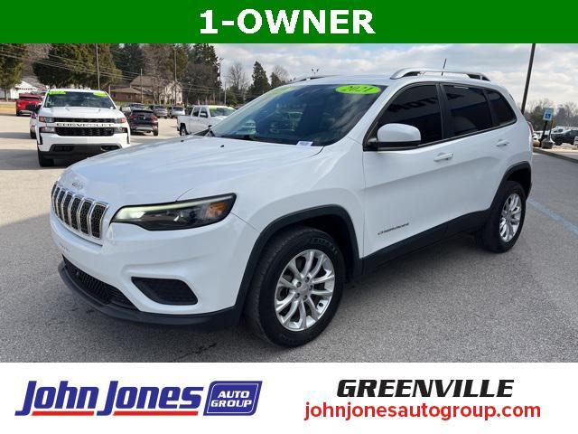 used 2021 Jeep Cherokee car, priced at $16,795