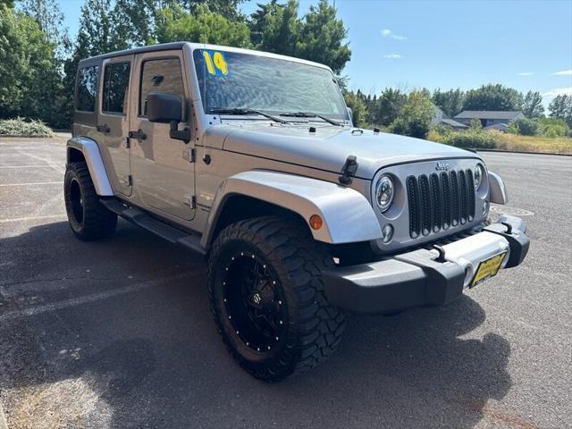 used 2014 Jeep Wrangler Unlimited car, priced at $18,995