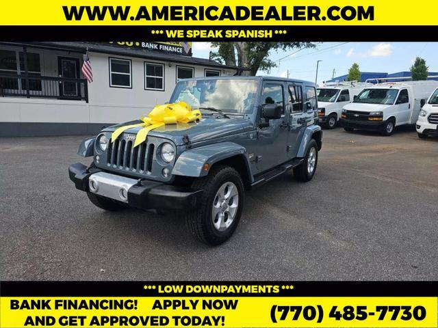 used 2015 Jeep Wrangler Unlimited car, priced at $20,999