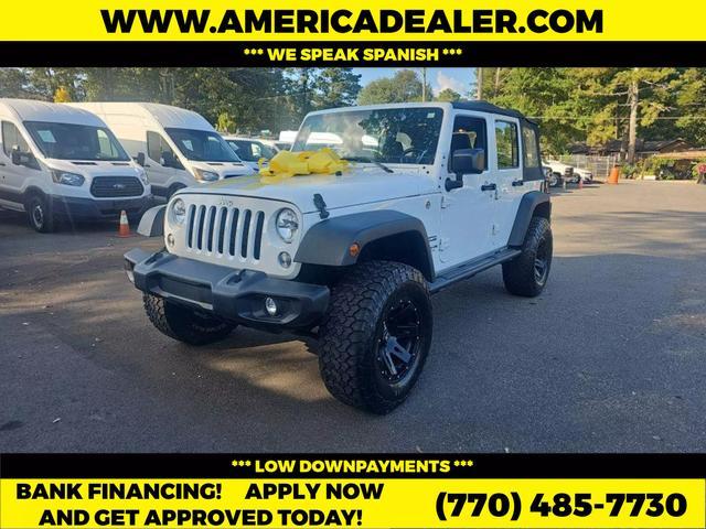 used 2017 Jeep Wrangler Unlimited car, priced at $22,999