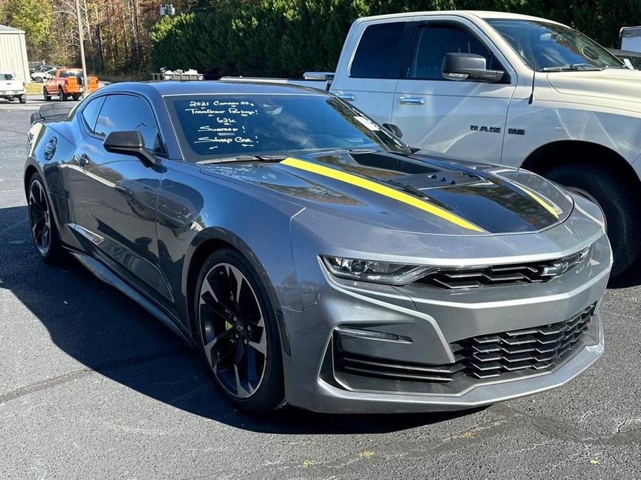 used 2021 Chevrolet Camaro car, priced at $36,595