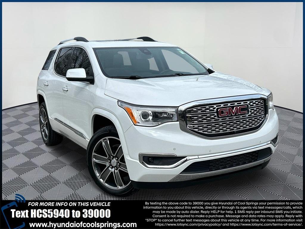 used 2017 GMC Acadia car, priced at $19,921