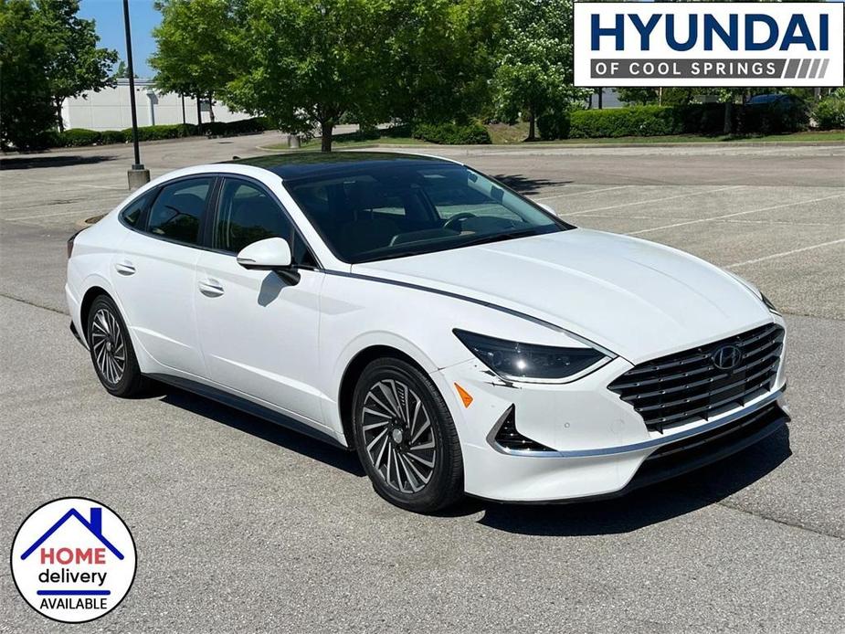 used 2021 Hyundai Sonata Hybrid car, priced at $24,836