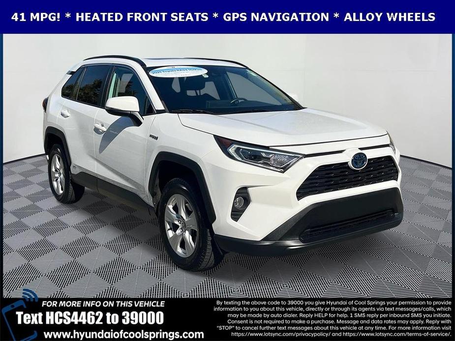 used 2021 Toyota RAV4 Hybrid car, priced at $21,901