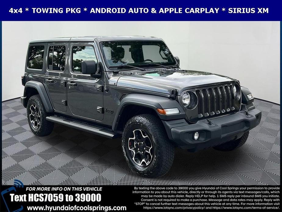 used 2021 Jeep Wrangler Unlimited car, priced at $29,421