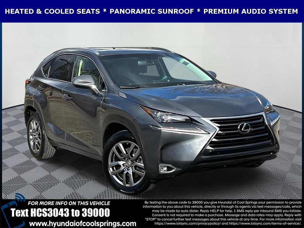 used 2016 Lexus NX 200t car, priced at $18,811