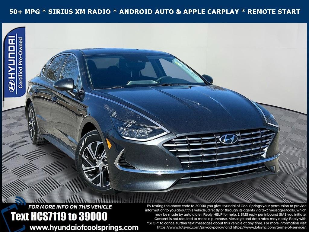 used 2022 Hyundai Sonata Hybrid car, priced at $22,907