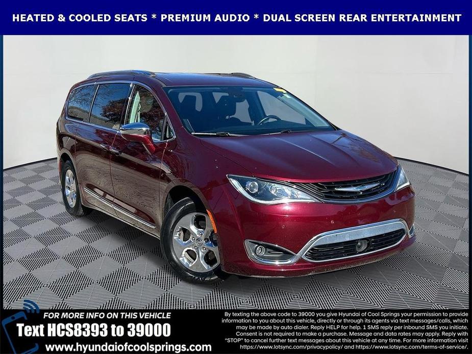 used 2018 Chrysler Pacifica Hybrid car, priced at $17,921