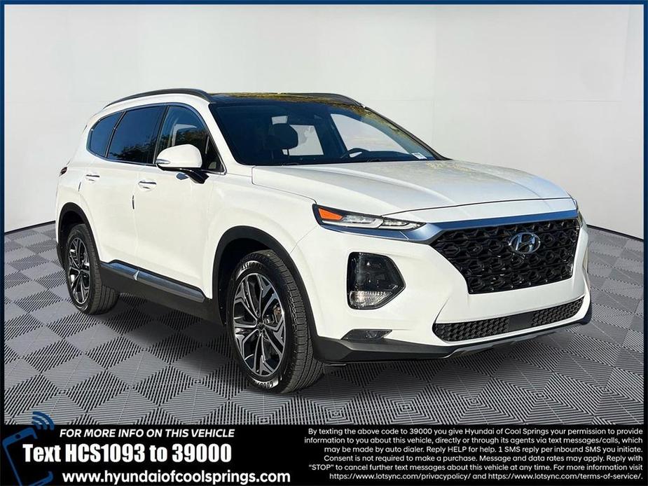 used 2019 Hyundai Santa Fe car, priced at $17,921