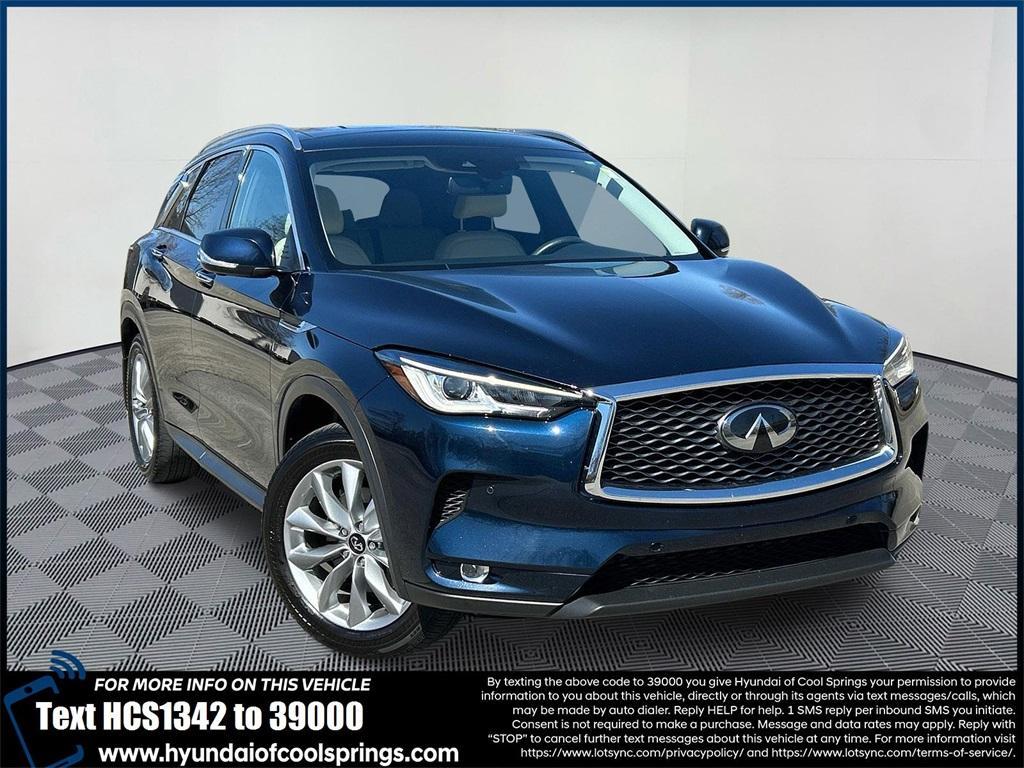 used 2022 INFINITI QX50 car, priced at $27,321