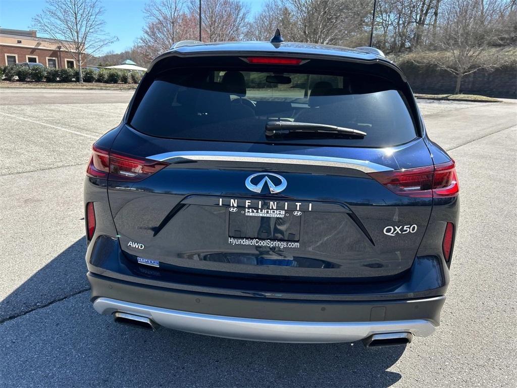 used 2022 INFINITI QX50 car, priced at $27,321