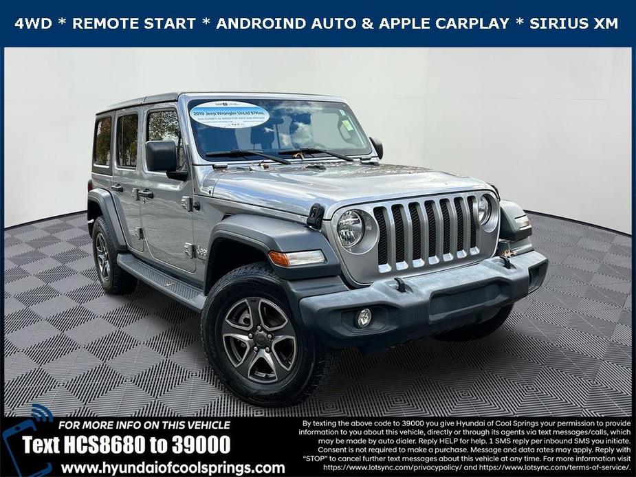 used 2019 Jeep Wrangler Unlimited car, priced at $23,912