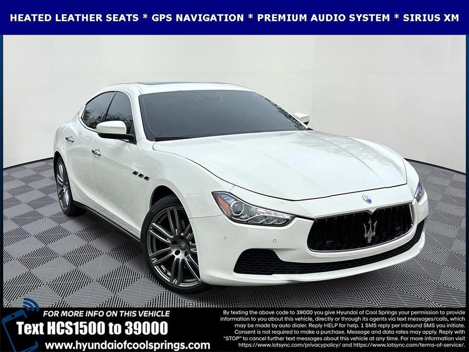 used 2017 Maserati Ghibli car, priced at $19,912