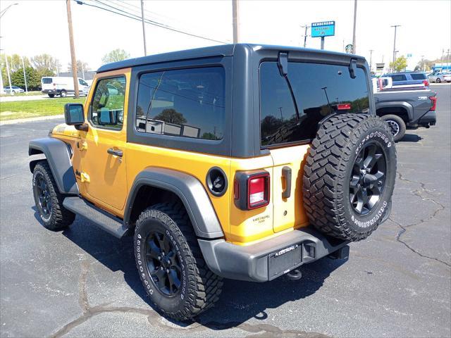 used 2021 Jeep Wrangler car, priced at $28,885