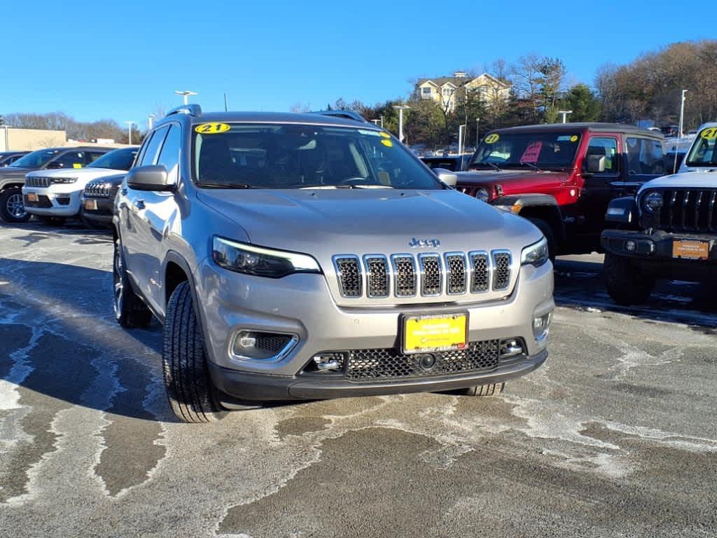 used 2021 Jeep Cherokee car, priced at $27,998