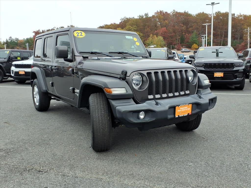 used 2021 Jeep Wrangler Unlimited car, priced at $32,687