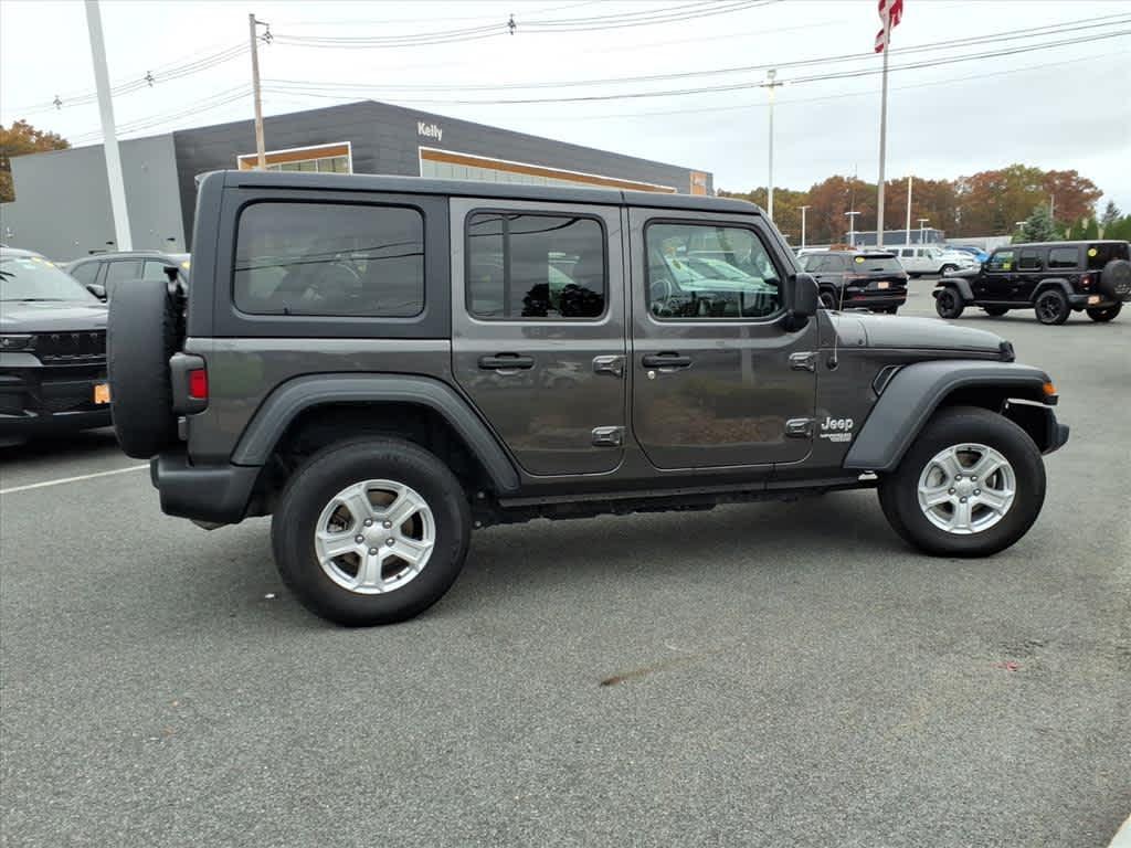 used 2021 Jeep Wrangler Unlimited car, priced at $32,687