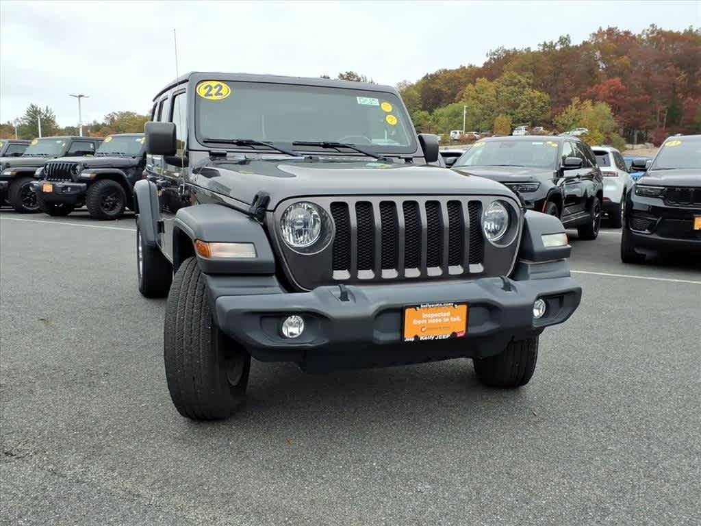 used 2021 Jeep Wrangler Unlimited car, priced at $32,687