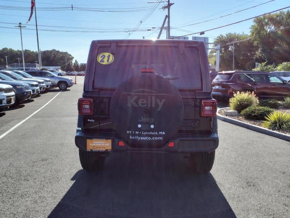 used 2021 Jeep Wrangler Unlimited car, priced at $38,974