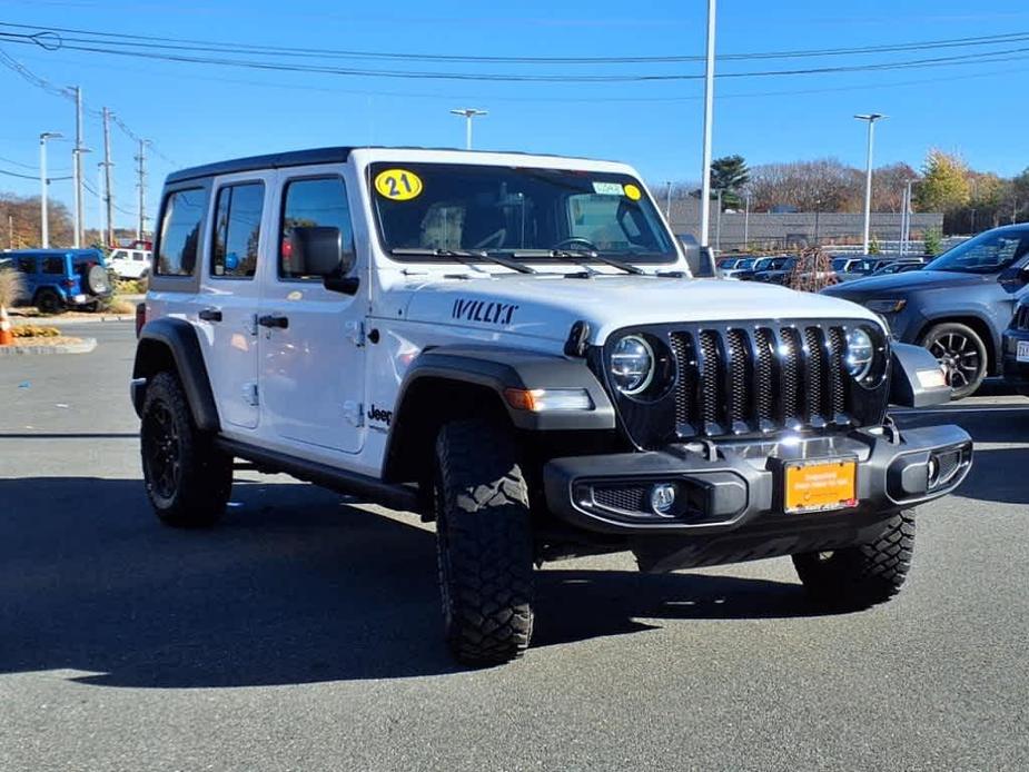 used 2021 Jeep Wrangler Unlimited car, priced at $36,998