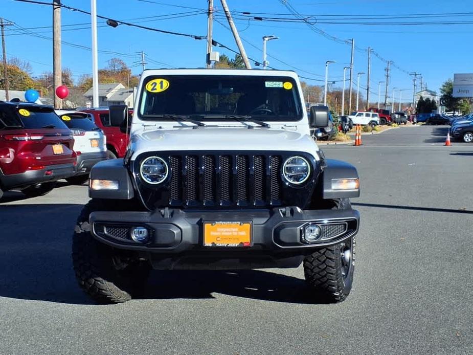 used 2021 Jeep Wrangler Unlimited car, priced at $36,998