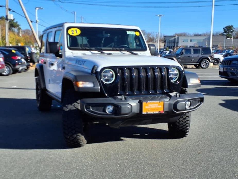 used 2021 Jeep Wrangler Unlimited car, priced at $36,998