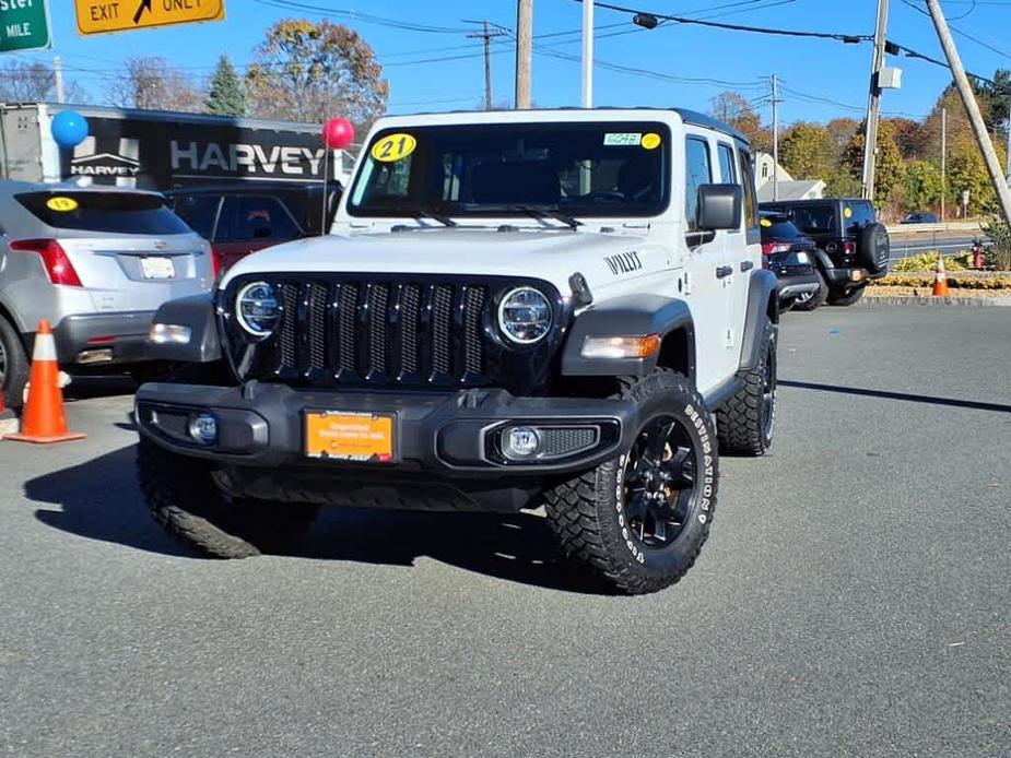 used 2021 Jeep Wrangler Unlimited car, priced at $36,998