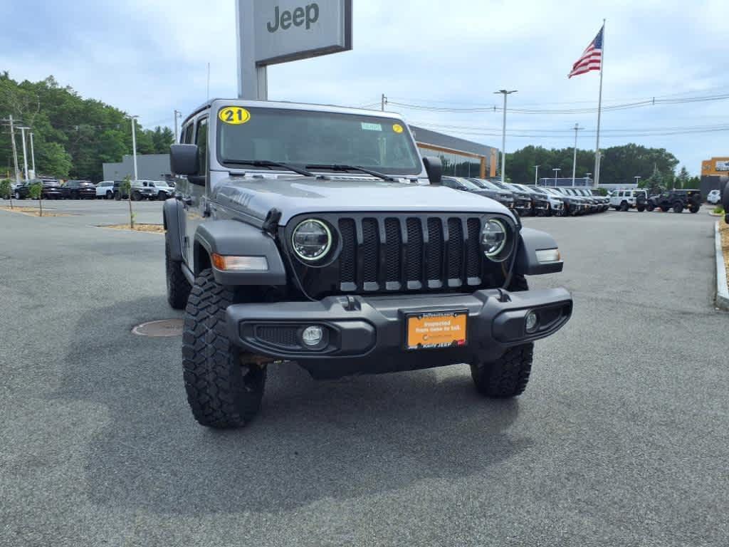 used 2021 Jeep Wrangler Unlimited car, priced at $33,598