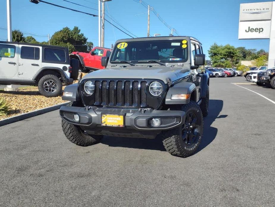 used 2021 Jeep Wrangler Unlimited car, priced at $39,891