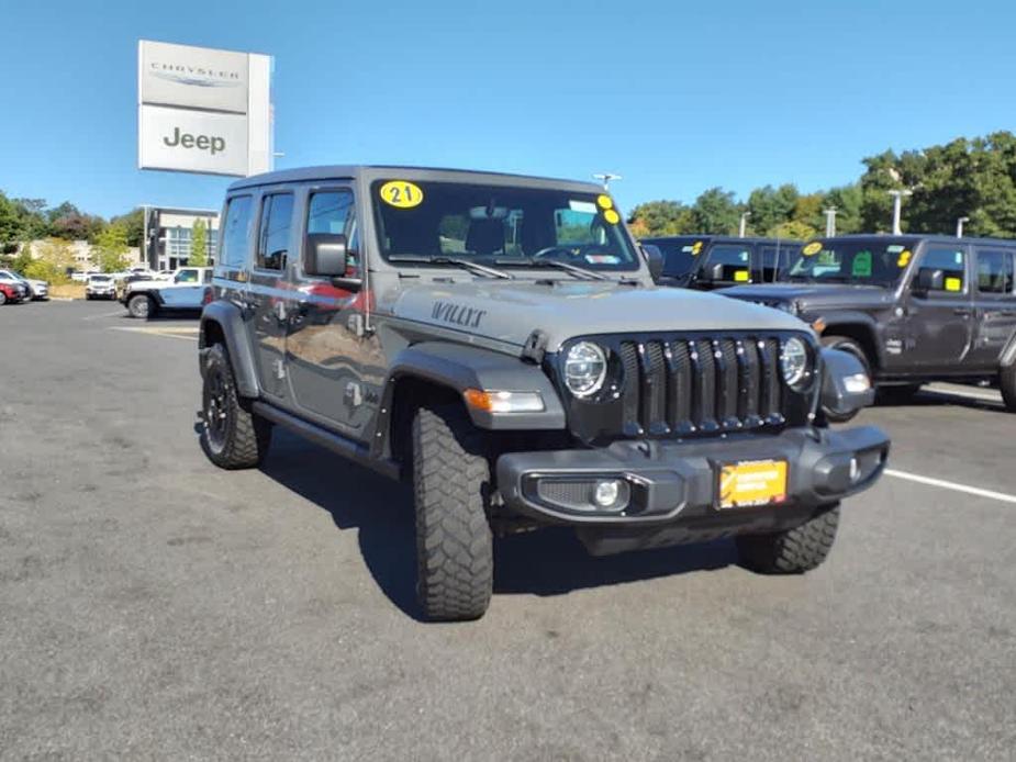 used 2021 Jeep Wrangler Unlimited car, priced at $39,891