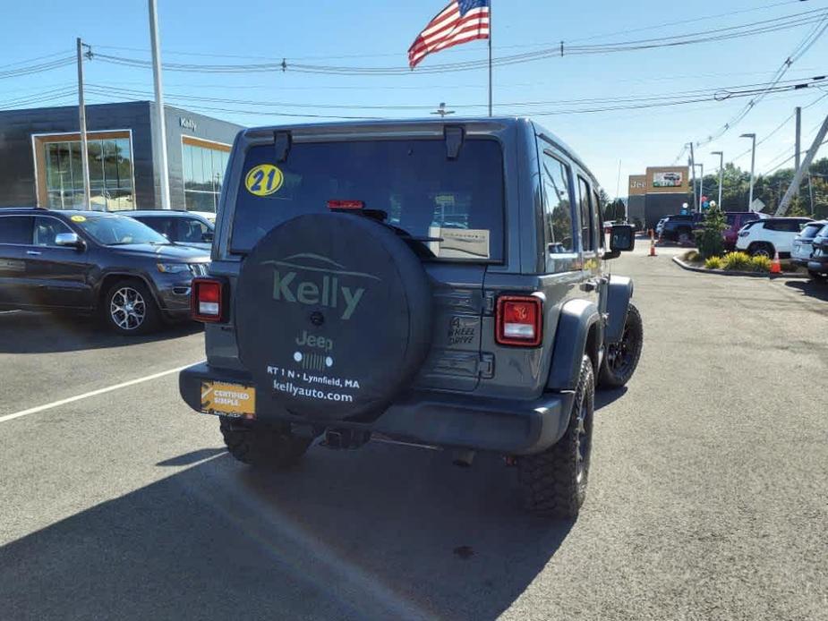 used 2021 Jeep Wrangler Unlimited car, priced at $39,891