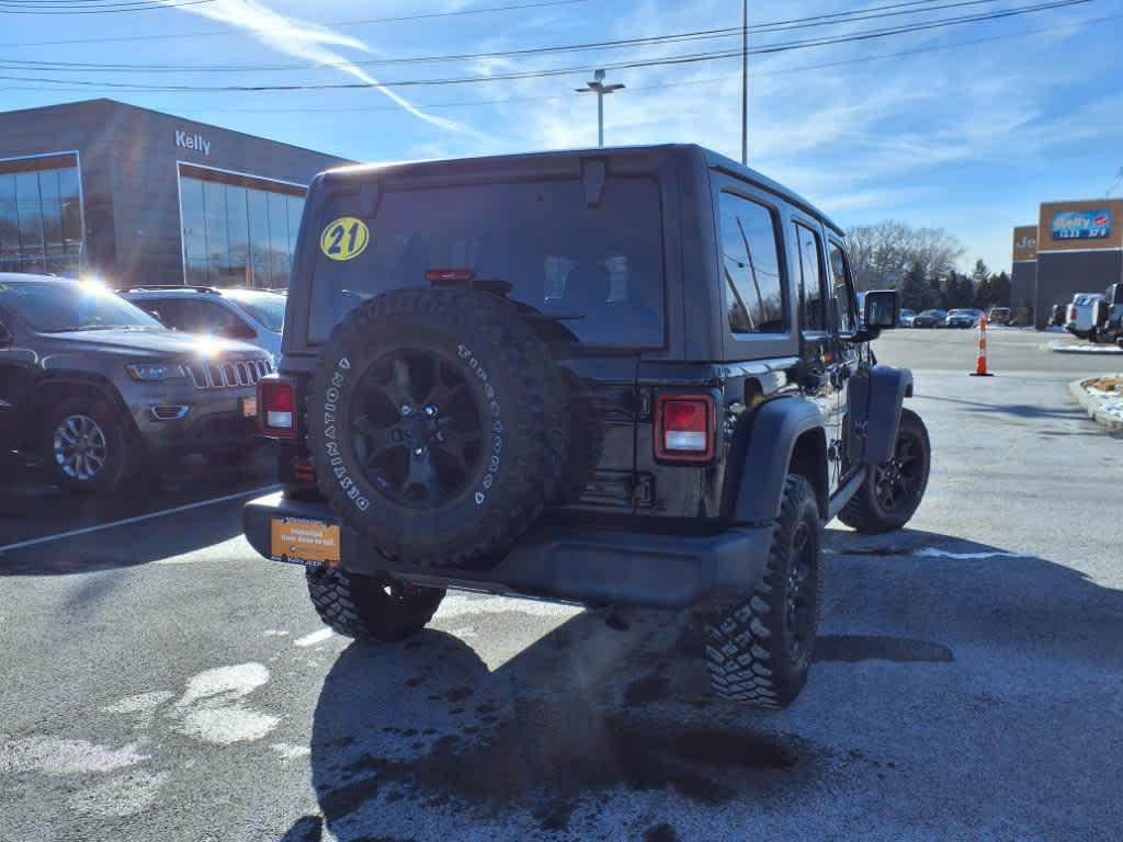 used 2021 Jeep Wrangler Unlimited car, priced at $35,996