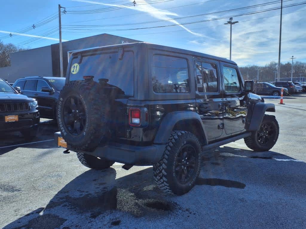 used 2021 Jeep Wrangler Unlimited car, priced at $35,996