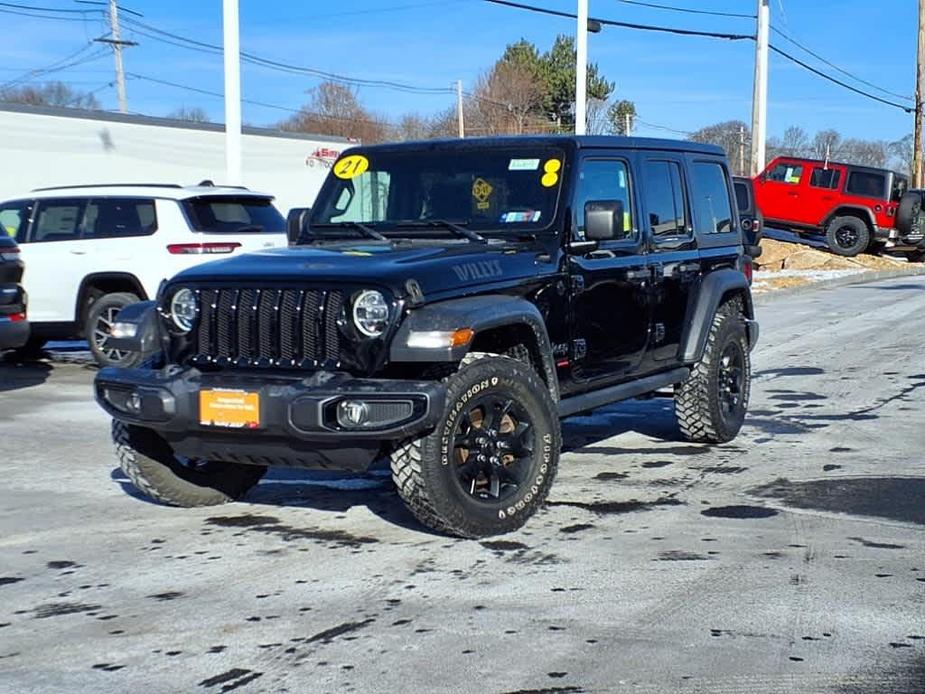 used 2021 Jeep Wrangler Unlimited car, priced at $35,996