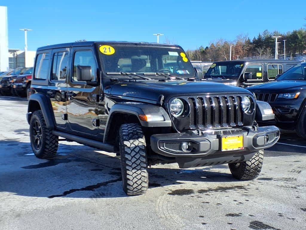 used 2021 Jeep Wrangler Unlimited car, priced at $35,996