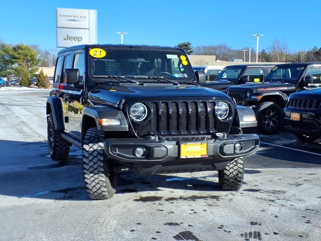 used 2021 Jeep Wrangler Unlimited car, priced at $35,996