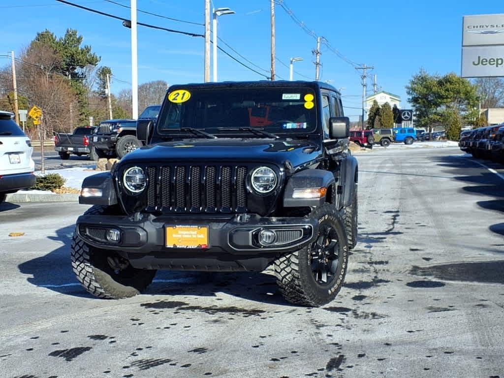 used 2021 Jeep Wrangler Unlimited car, priced at $35,996