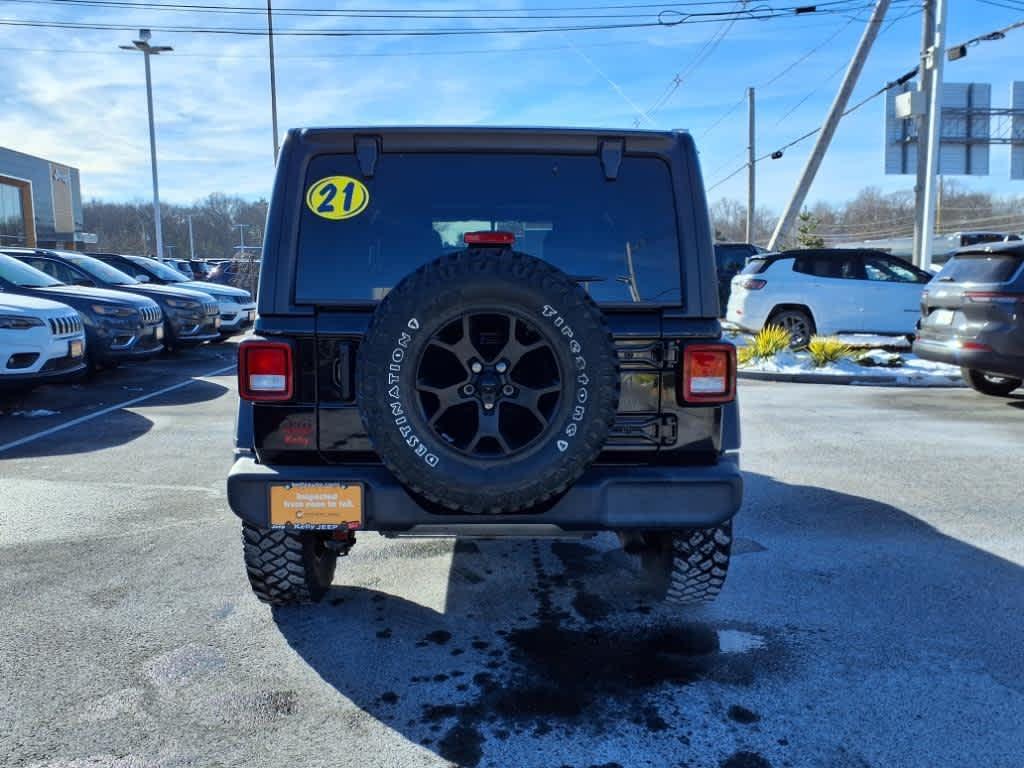 used 2021 Jeep Wrangler Unlimited car, priced at $35,996