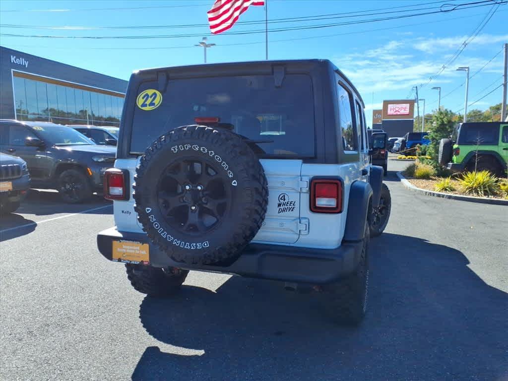 used 2022 Jeep Wrangler Unlimited car, priced at $34,984