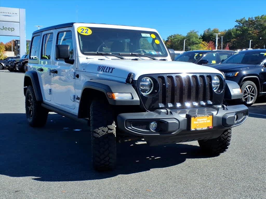 used 2022 Jeep Wrangler Unlimited car, priced at $34,984