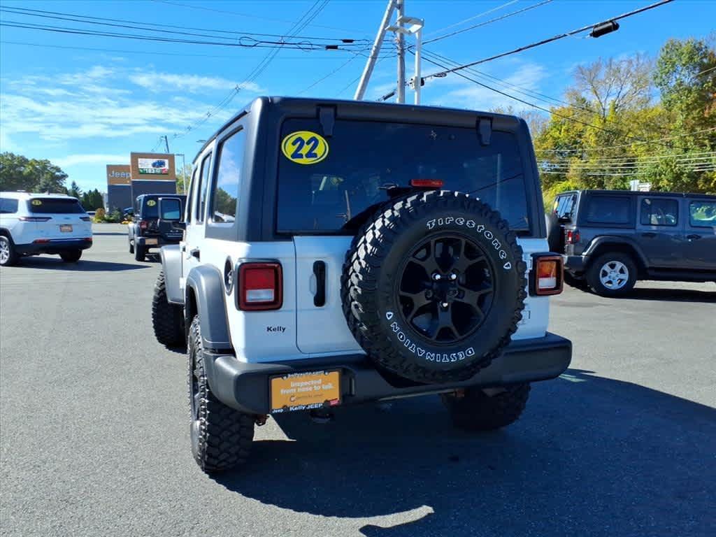 used 2022 Jeep Wrangler Unlimited car, priced at $34,984